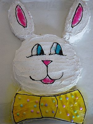 easter bunny cake recipe. EASY Easter Bunny Cake